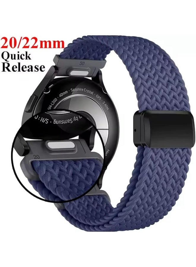 فكرة سوار رياضي من فكرا متوافق مع ساعات  GT5 و GT4 و GT3 و GT2 مقاس 46 ملم، مصنوع من النايلون والسيليكون للجنسين مقاس 22 ملم - Image 4